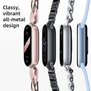 Planet Gates Mystic Rose Global Version Xiaomi Smart Band 9 1.62'' AMOLED display Up to 21-day battery life* rate and SpO₂ monitoring* 150+ sports modes