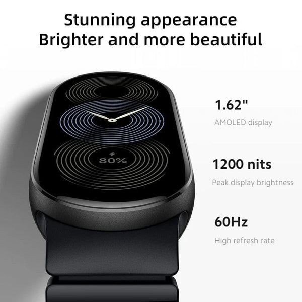 Planet Gates Mystic Rose Global Version Xiaomi Smart Band 9 1.62'' AMOLED display Up to 21-day battery life* rate and SpO₂ monitoring* 150+ sports modes