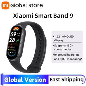 Planet Gates Mystic Rose Global Version Xiaomi Smart Band 9 1.62'' AMOLED display Up to 21-day battery life* rate and SpO₂ monitoring* 150+ sports modes