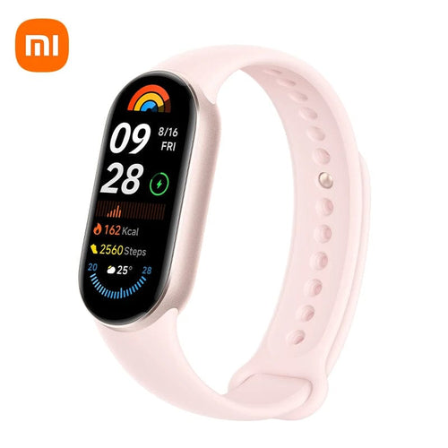 Planet Gates Mystic Rose Global Version Xiaomi Smart Band 9 1.62'' AMOLED display Up to 21-day battery life* rate and SpO₂ monitoring* 150+ sports modes