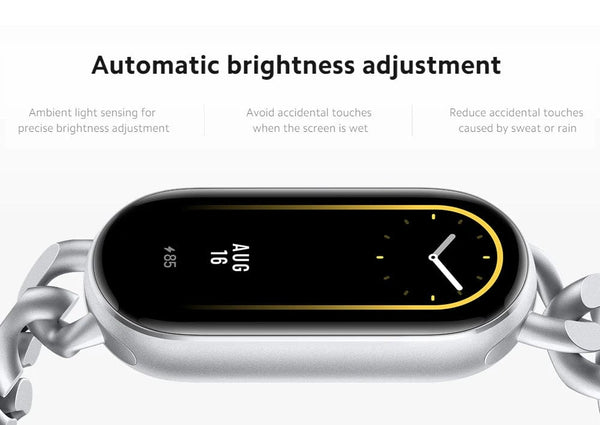 Planet Gates Mystic Rose Global Version Xiaomi Smart Band 9 1.62'' AMOLED display Up to 21-day battery life* rate and SpO₂ monitoring* 150+ sports modes