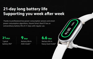 Planet Gates Mystic Rose Global Version Xiaomi Smart Band 9 1.62'' AMOLED display Up to 21-day battery life* rate and SpO₂ monitoring* 150+ sports modes