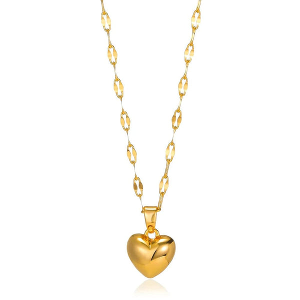 Planet Gates N06429G / 45cm / CHINA Fashion Stone Opal Oval Necklace For Women Stainless Steel Gold Color Oval Stone Pendant Necklace Wedding Aesthetic Jewelry Gift