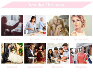 Planet Gates N06429G / 45cm / CHINA Fashion Stone Opal Oval Necklace For Women Stainless Steel Gold Color Oval Stone Pendant Necklace Wedding Aesthetic Jewelry Gift