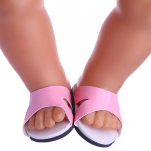Planet Gates n1180 7 CM Doll Shoes Sandal For 43 CM Born Baby Doll Clothes Accessories 18 Inch American Doll Girl‘s Toys Our Generation Gift