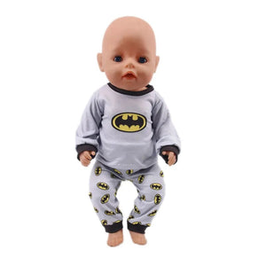 Planet Gates n195 / No Doll 2 Pcs/Set=Shirts + Pants Doll Clothes Accessories For Born Baby 43cm Items & 18 Inch American Doll Girl's Toys & Our Generation