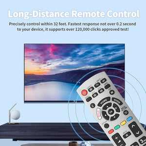 Planet Gates N2QAYB001115 N2QAYB001115 Remote Control For Panasonic TV TX-40EXW734 TX-40EXW735 TX-43EXW754 TX-49EX610E TX-49EX613E TX-50EX700B TX-50EX700E