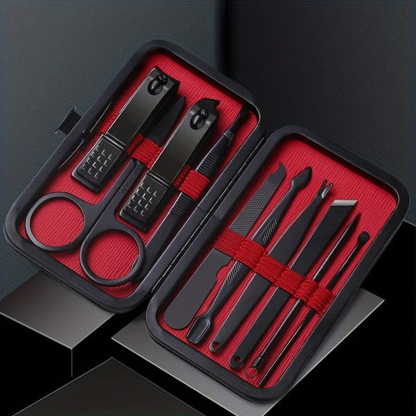 Planet Gates Nail Clippers Manicure Tool Set, With Portable Travel Case, Cuticle Nippers And Cutter Kit, Professional Nail Clippers Pedicure Kit, Grooming Kit For Travel