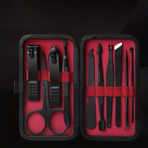 Planet Gates Nail Clippers Manicure Tool Set, With Portable Travel Case, Cuticle Nippers And Cutter Kit, Professional Nail Clippers Pedicure Kit, Grooming Kit For Travel