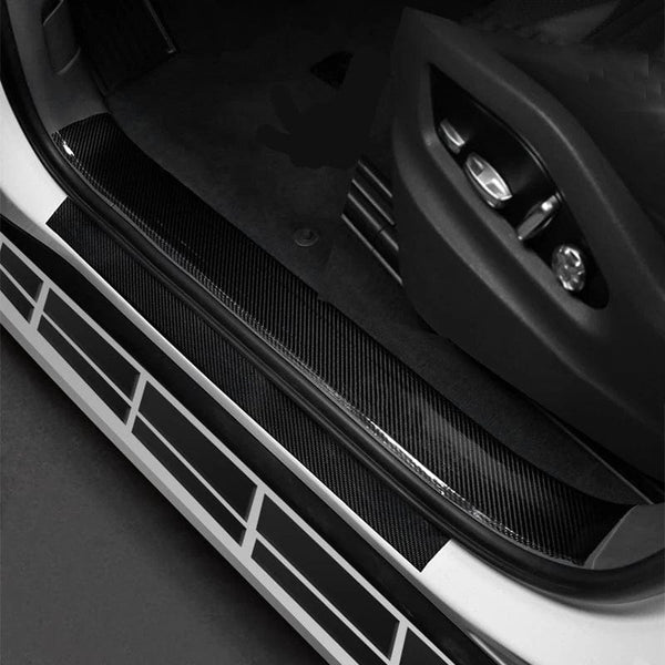 Planet Gates Nano Carbon Fiber Car Stickers DIY Paste Protector Strip Auto Door Sill Side Mirror Anti Scratch Tape Waterproof Protection Film