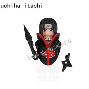 Planet Gates Narutoe Sasuke Kakashi Akatsuki bricks Building Blocks Anime cartoon blocks Action Figures Heads Assembly Toys kids Christma toy