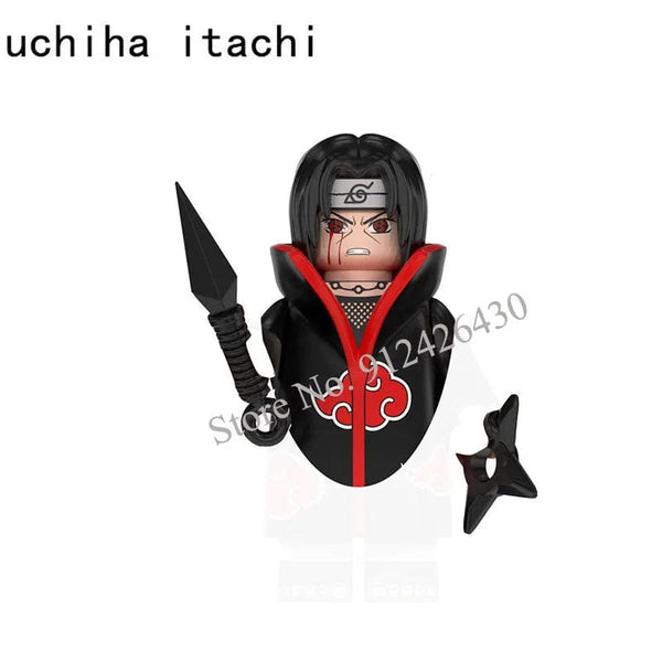 Planet Gates Narutoe Sasuke Kakashi Akatsuki bricks Building Blocks Anime cartoon blocks Action Figures Heads Assembly Toys kids Christma toy