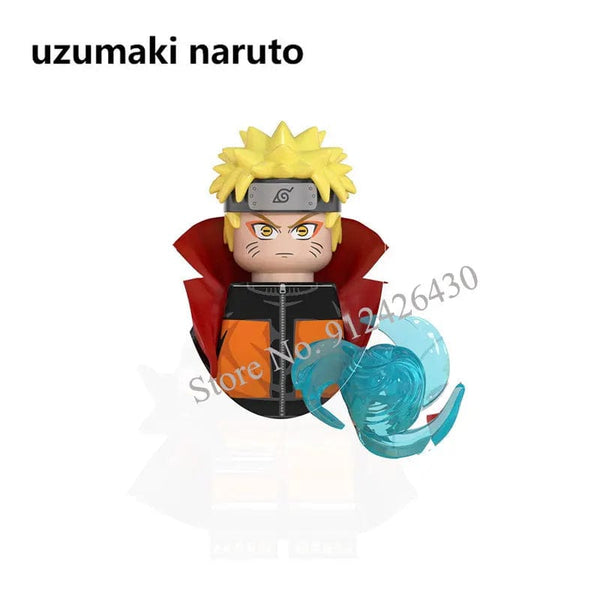 Planet Gates Narutoe Sasuke Kakashi Akatsuki bricks Building Blocks Anime cartoon blocks Action Figures Heads Assembly Toys kids Christma toy
