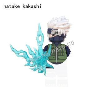 Planet Gates Narutoe Sasuke Kakashi Akatsuki bricks Building Blocks Anime cartoon blocks Action Figures Heads Assembly Toys kids Christma toy