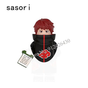 Planet Gates Narutoe Sasuke Kakashi Akatsuki bricks Building Blocks Anime cartoon blocks Action Figures Heads Assembly Toys kids Christma toy