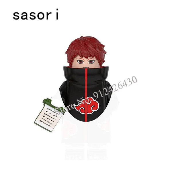 Planet Gates Narutoe Sasuke Kakashi Akatsuki bricks Building Blocks Anime cartoon blocks Action Figures Heads Assembly Toys kids Christma toy