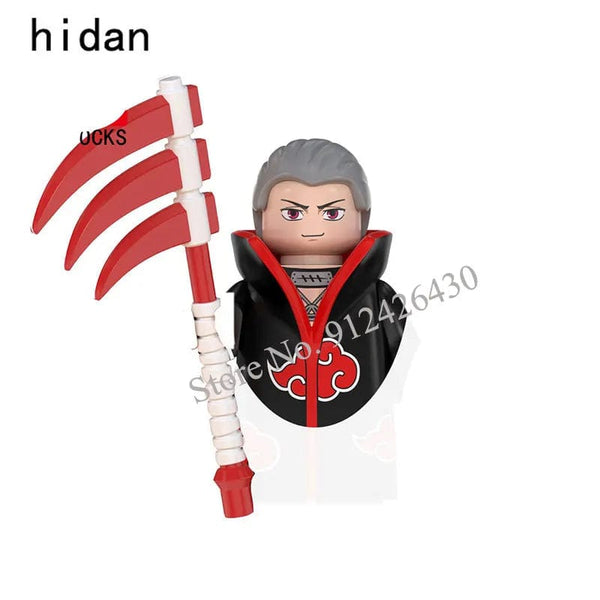 Planet Gates Narutoe Sasuke Kakashi Akatsuki bricks Building Blocks Anime cartoon blocks Action Figures Heads Assembly Toys kids Christma toy