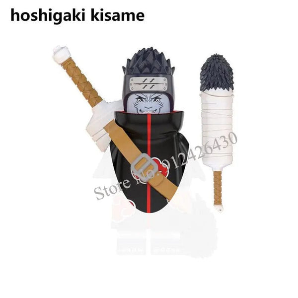 Planet Gates Narutoe Sasuke Kakashi Akatsuki bricks Building Blocks Anime cartoon blocks Action Figures Heads Assembly Toys kids Christma toy