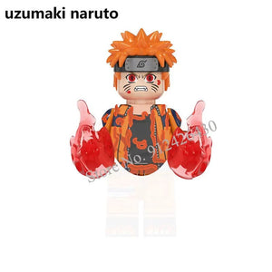 Planet Gates Narutoe Sasuke Kakashi Akatsuki bricks Building Blocks Anime cartoon blocks Action Figures Heads Assembly Toys kids Christma toy