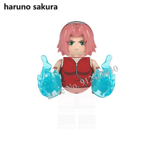 Planet Gates Narutoe Sasuke Kakashi Akatsuki bricks Building Blocks Anime cartoon blocks Action Figures Heads Assembly Toys kids Christma toy