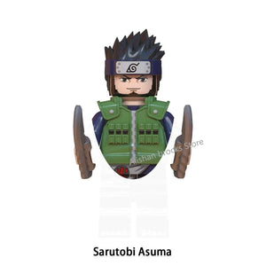 Planet Gates Narutoe Sasuke Kakashi Akatsuki bricks Building Blocks Anime cartoon blocks Action Figures Heads Assembly Toys kids Christma toy