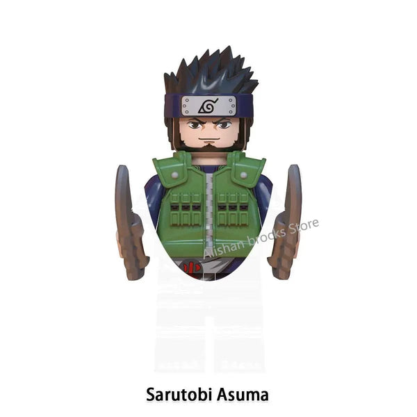 Planet Gates Narutoe Sasuke Kakashi Akatsuki bricks Building Blocks Anime cartoon blocks Action Figures Heads Assembly Toys kids Christma toy