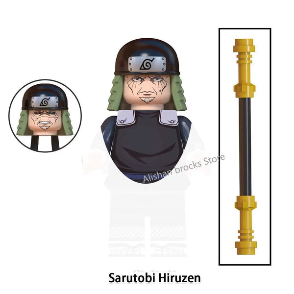 Planet Gates Narutoe Sasuke Kakashi Akatsuki bricks Building Blocks Anime cartoon blocks Action Figures Heads Assembly Toys kids Christma toy