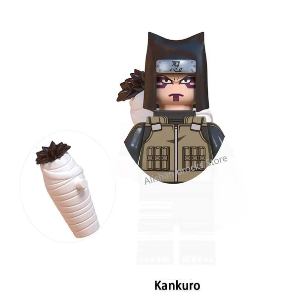 Planet Gates Narutoe Sasuke Kakashi Akatsuki bricks Building Blocks Anime cartoon blocks Action Figures Heads Assembly Toys kids Christma toy