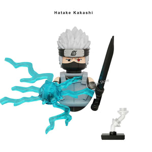 Planet Gates Narutoe Sasuke Kakashi Akatsuki bricks Building Blocks Anime cartoon blocks Action Figures Heads Assembly Toys kids Christma toy