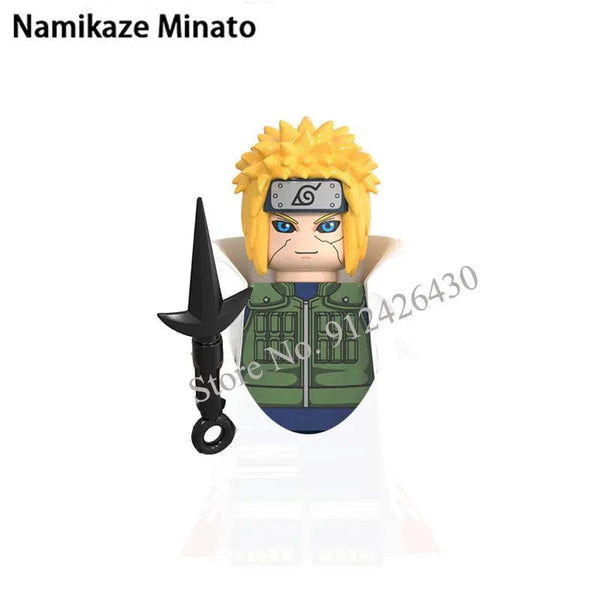 Planet Gates Narutoe Sasuke Kakashi Akatsuki bricks Building Blocks Anime cartoon blocks Action Figures Heads Assembly Toys kids Christma toy