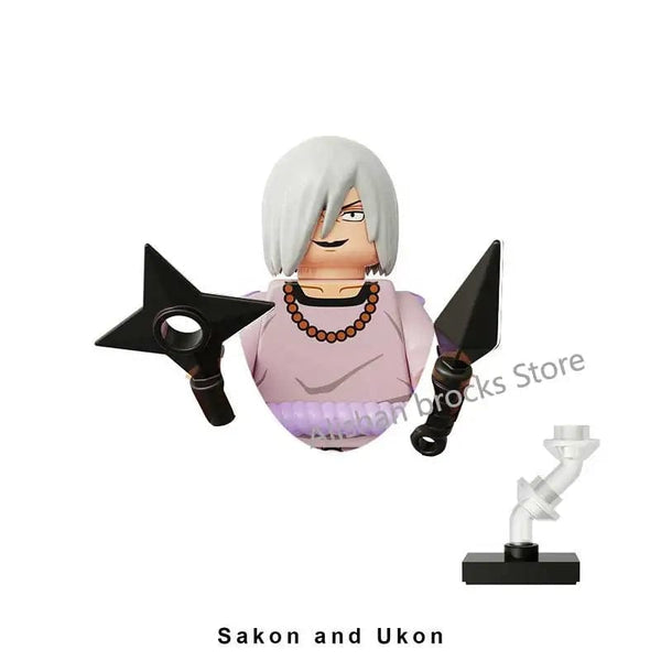 Planet Gates Narutoe Sasuke Kakashi Akatsuki bricks Building Blocks Anime cartoon blocks Action Figures Heads Assembly Toys kids Christma toy