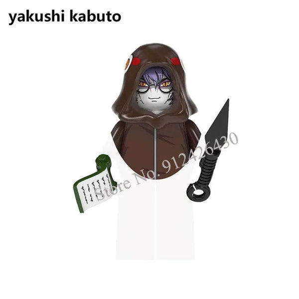 Planet Gates Narutoe Sasuke Kakashi Akatsuki bricks Building Blocks Anime cartoon blocks Action Figures Heads Assembly Toys kids Christma toy