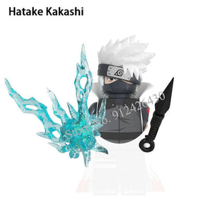 Planet Gates Narutoe Sasuke Kakashi Akatsuki bricks Building Blocks Anime cartoon blocks Action Figures Heads Assembly Toys kids Christma toy
