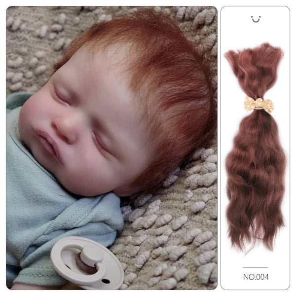 Planet Gates 「natural curly hair」Witdiy brand reborn doll wig mohair is as soft as lanugo hair and uses safe dyes, so feel free