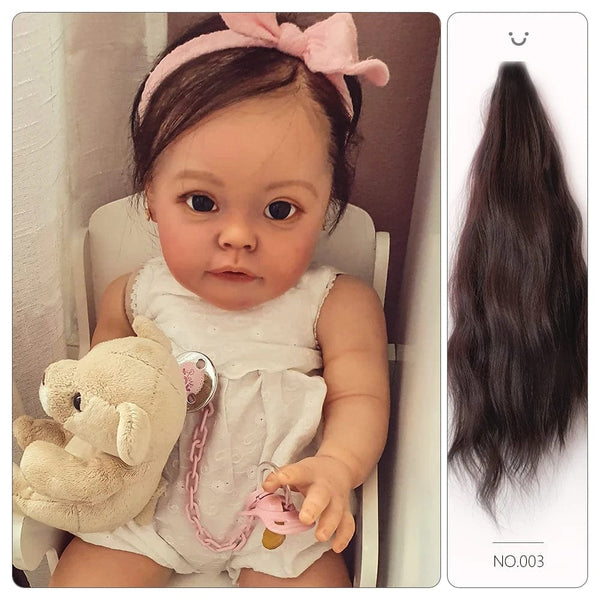 Planet Gates 「natural curly hair」Witdiy brand reborn doll wig mohair is as soft as lanugo hair and uses safe dyes, so feel free