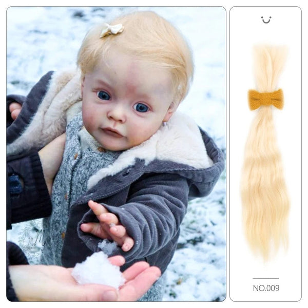 Planet Gates 「natural curly hair」Witdiy brand reborn doll wig mohair is as soft as lanugo hair and uses safe dyes, so feel free