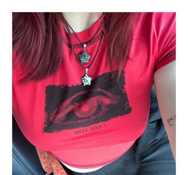 Planet Gates Natural Stone Hexagon Pendant Necklace Crystal Rose Quartz Opal Star for Women Fluorite Lapis Bullet Pendulum Trend Jewelry Gift