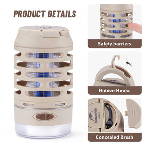 Planet Gates Naturehike Camping Electric Shock Mosquito Killer Lamp Outdoor Floodlight Insect Killer Repellent Anti Mosquito Trap Flashlight