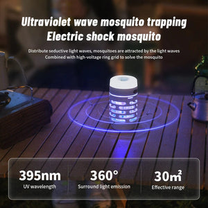 Planet Gates Naturehike Camping Electric Shock Mosquito Killer Lamp Outdoor Floodlight Insect Killer Repellent Anti Mosquito Trap Flashlight
