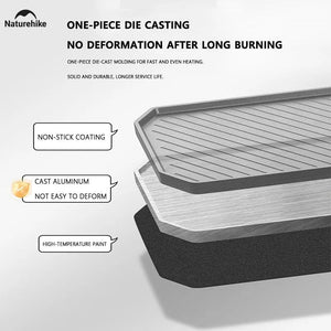 Planet Gates Naturehike Nonstick Frying Pan Outdoor Camping Cookware Camping Equipment Titanium Pot Camping Kitchen Accesorios Mainland China