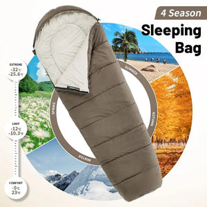 Planet Gates Naturehike Sleeping Bag MJ300 -1℃ Lightweight MJ600 -12℃ Mummy Sleeping Bag Outdoor Camping Cotton Winter Sleeping Bag