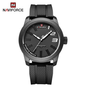 Planet Gates NAVIFORCE Top Luxury Brand Quartz Watch Men Silicone Strap Military Watches 30ATM Waterproof Wristwatch Relogio Masculino 2022