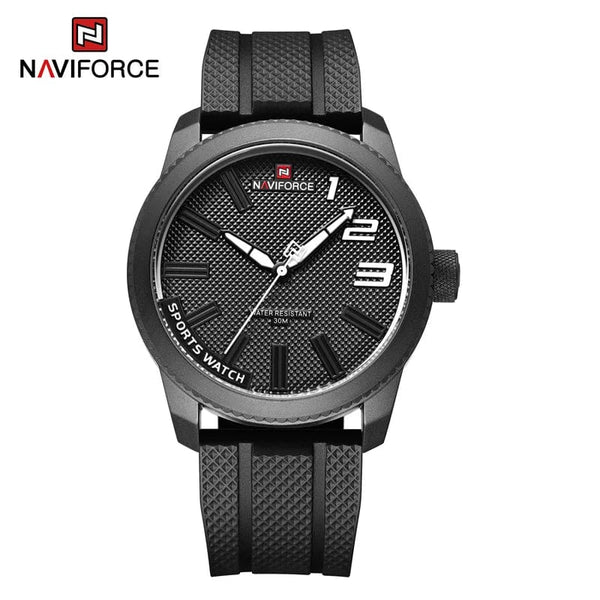 Planet Gates NAVIFORCE Top Luxury Brand Quartz Watch Men Silicone Strap Military Watches 30ATM Waterproof Wristwatch Relogio Masculino 2022