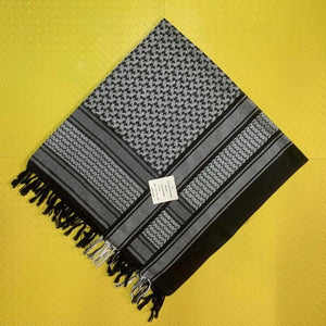Planet Gates Navy Blue / 110x110cm Women Scarf Bandana, Palestinian Kerchief Shawl Neck, Military Tactical Men's Scarf Keffiyeh Palestine Shemagh Neckwarmer Shemag