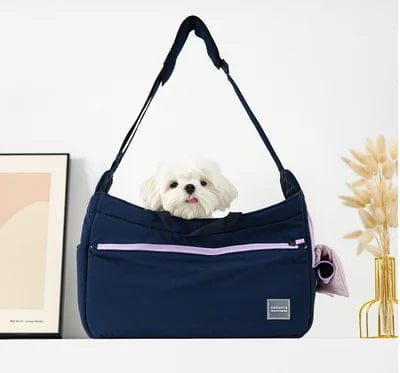 Planet Gates Navy Blue / M Onecute Pet Carrier Shoulder Bag Travel Bag Business Packages Transport Basket For Samll Medium Dogs