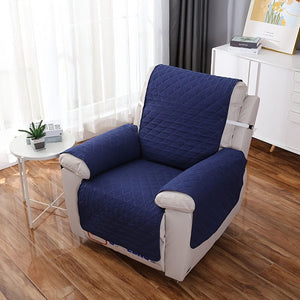Planet Gates Navy Blue / Recliner 55*200CM/21.7*78.8IN 1pc Waterproof Recliner Cover Sofa Slipcover Washable Recliner Chair Cover Recliner Slipcover For Living Room Non-Slip Furniture Protector For Pets Dogs Cats Living Room Home Decor