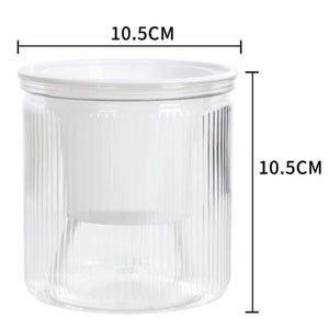 Planet Gates Navy Blue Succulent Hydroponic Plants Pot Self Watering Flowerpot Indoor Mini Planter Pots Tabletop Flower Pot Home Garden Bonsai Decor