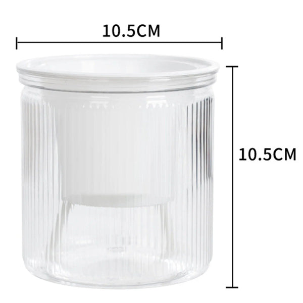 Planet Gates Navy Blue Succulent Hydroponic Plants Pot Self Watering Flowerpot Indoor Mini Planter Pots Tabletop Flower Pot Home Garden Bonsai Decor