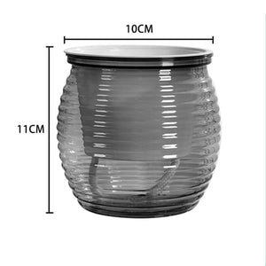 Planet Gates Navy Blue Succulent Hydroponic Plants Pot Self Watering Flowerpot Indoor Mini Planter Pots Tabletop Flower Pot Home Garden Bonsai Decor