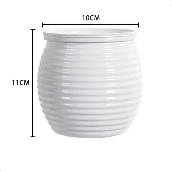 Planet Gates Navy Blue Succulent Hydroponic Plants Pot Self Watering Flowerpot Indoor Mini Planter Pots Tabletop Flower Pot Home Garden Bonsai Decor